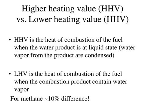 lhjhv|higher heating value vs lower heating value.